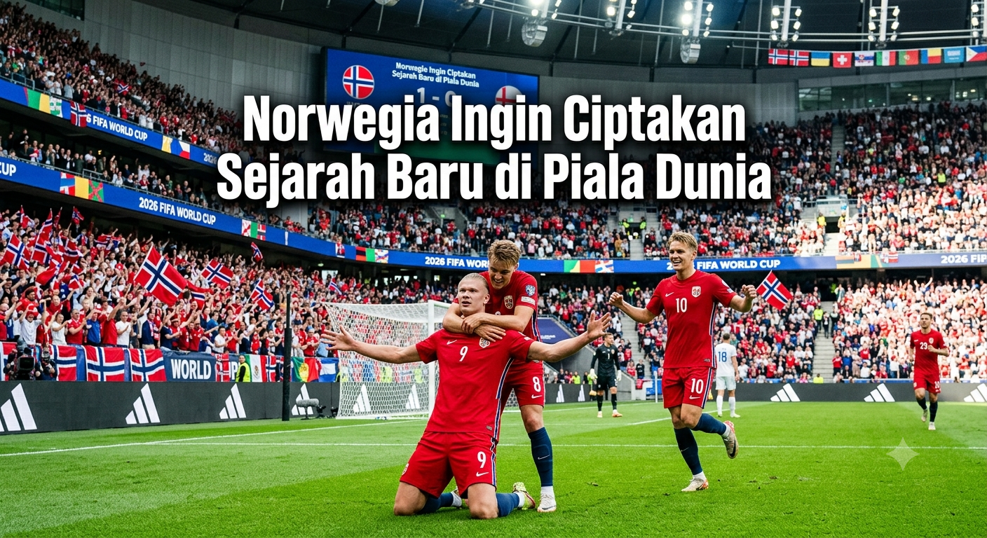 Norwegia Ingin Ciptakan Sejarah Baru di Piala Dunia