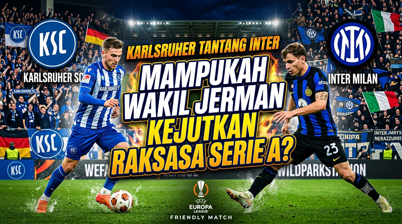 Karlsruher Tantang Inter, Mampukah Wakil Jerman Kejutkan Raksasa Serie A?