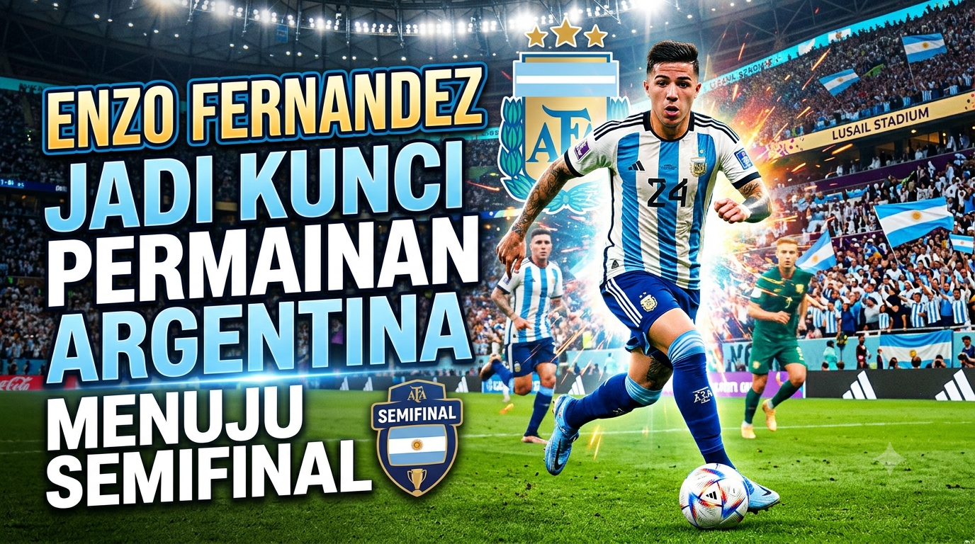 Enzo Fernandez Jadi Kunci Permainan Argentina Menuju Semifinal