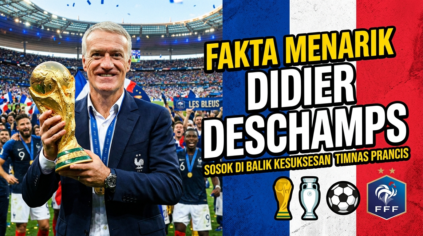 Fakta Menarik Didier Deschamps, Sosok di Balik Kesuksesan Timnas Prancis