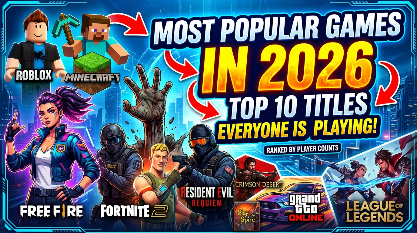 Most Popular Games Right Now in 2026: Top 10 Titles Everyone Is Playing