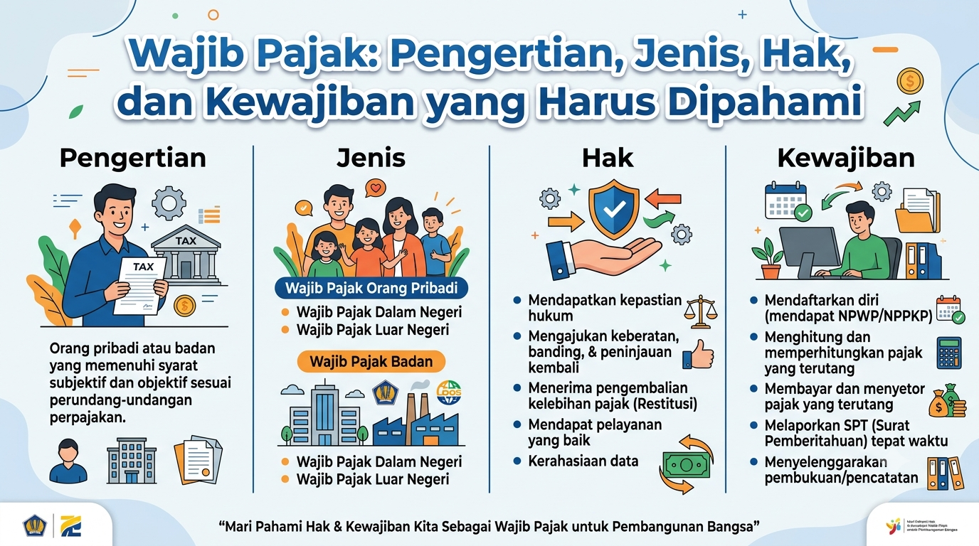 Wajib Pajak: Pengertian, Jenis, Hak, dan Kewajiban yang Harus Dipahami
