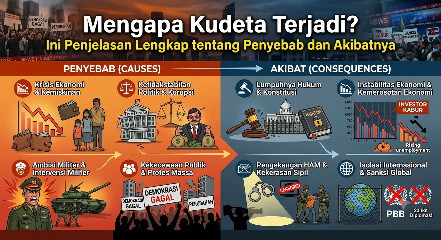 Mengapa Kudeta Terjadi? Ini Penjelasan Lengkap tentang Penyebab dan Akibatnya