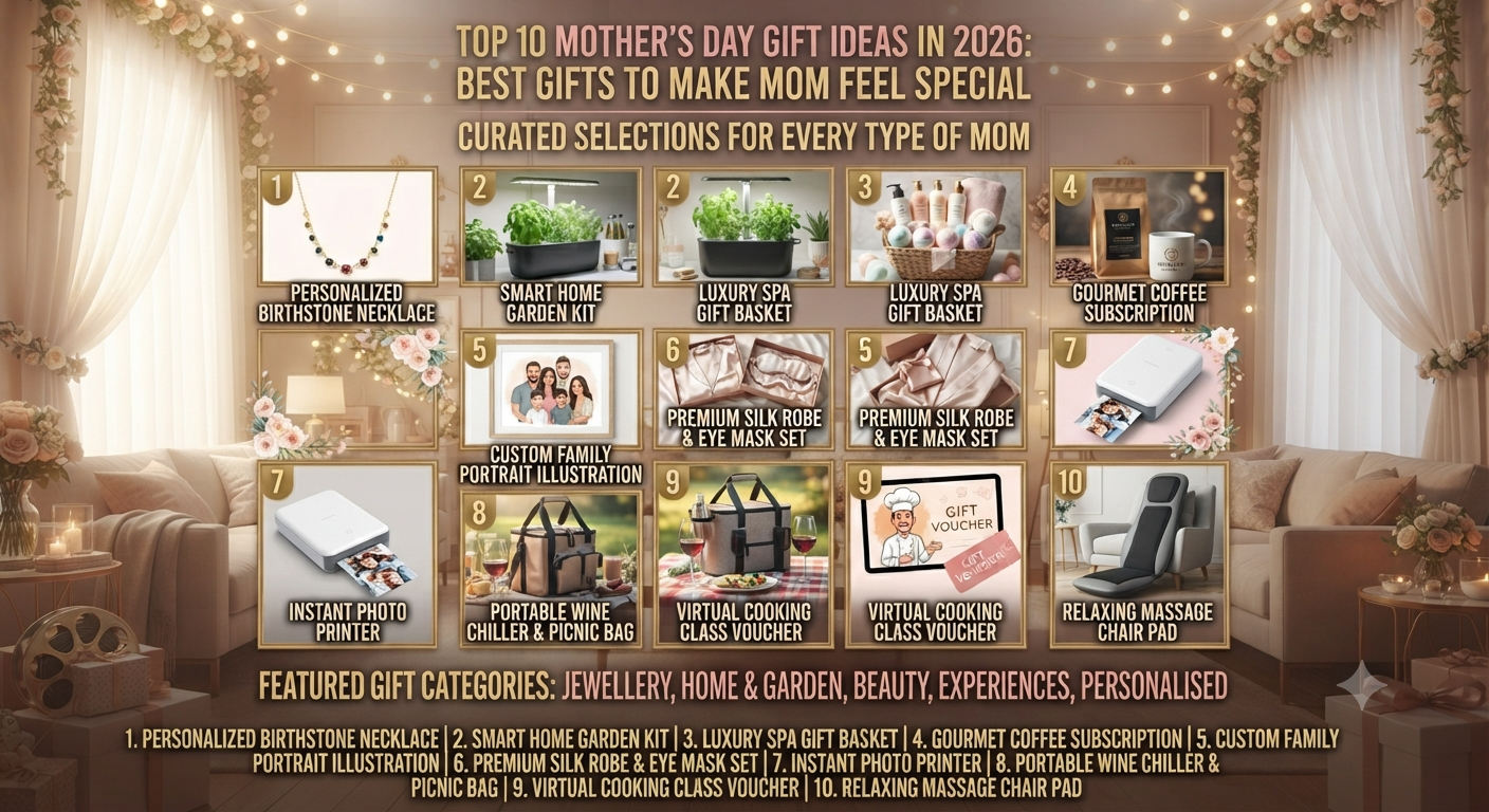 Top 10 Mother’s Day Gift Ideas in 2026: Best Gifts to Make Mom Feel Special