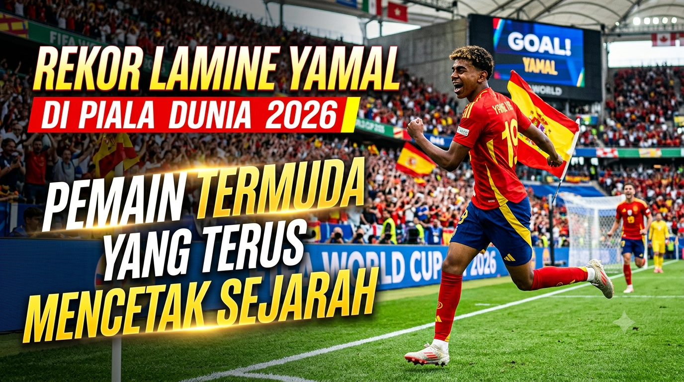 Rekor Lamine Yamal di Piala Dunia 2026: Pemain Termuda yang Terus Mencetak Sejarah