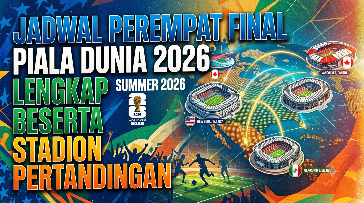 jadwal Perempat Final Piala Dunia 2026 Lengkap Beserta Stadion Pertandingan