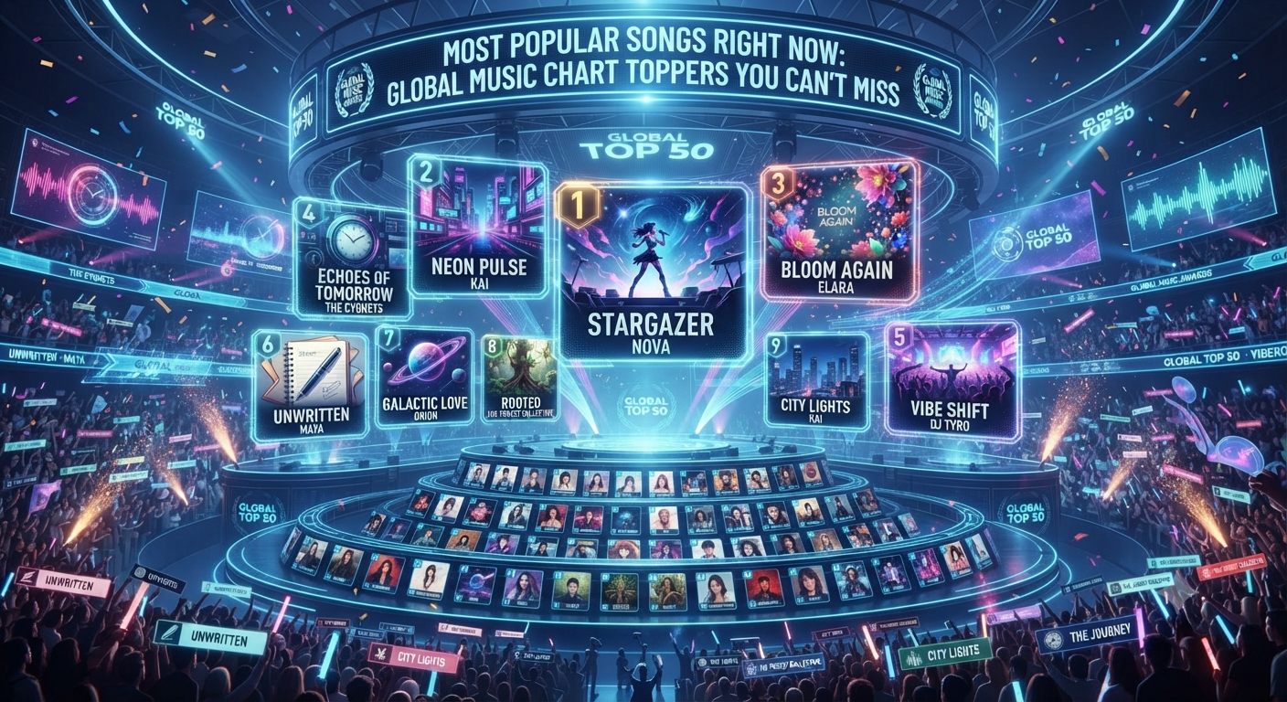 Most Popular Songs Right Now: Global Music Chart Toppers You Can't Miss