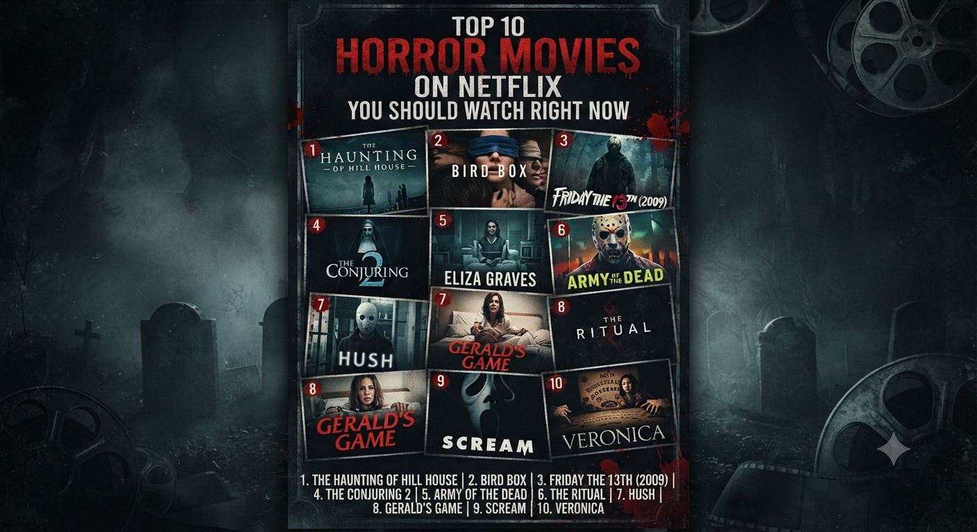 Top 10 Horror Movies on Netflix You Should Watch Right Now