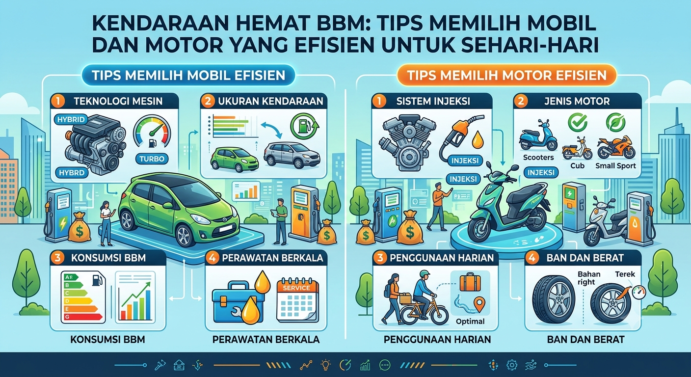 Kendaraan Hemat BBM: Tips Memilih Mobil dan Motor yang Efisien untuk Sehari-hari