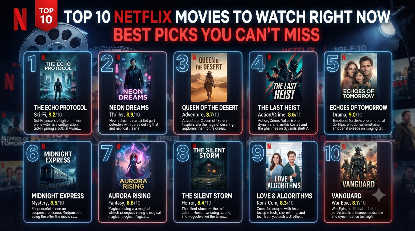 Top 10 Netflix Movies to Watch Right Now in 2026: Best Picks You Can't Miss