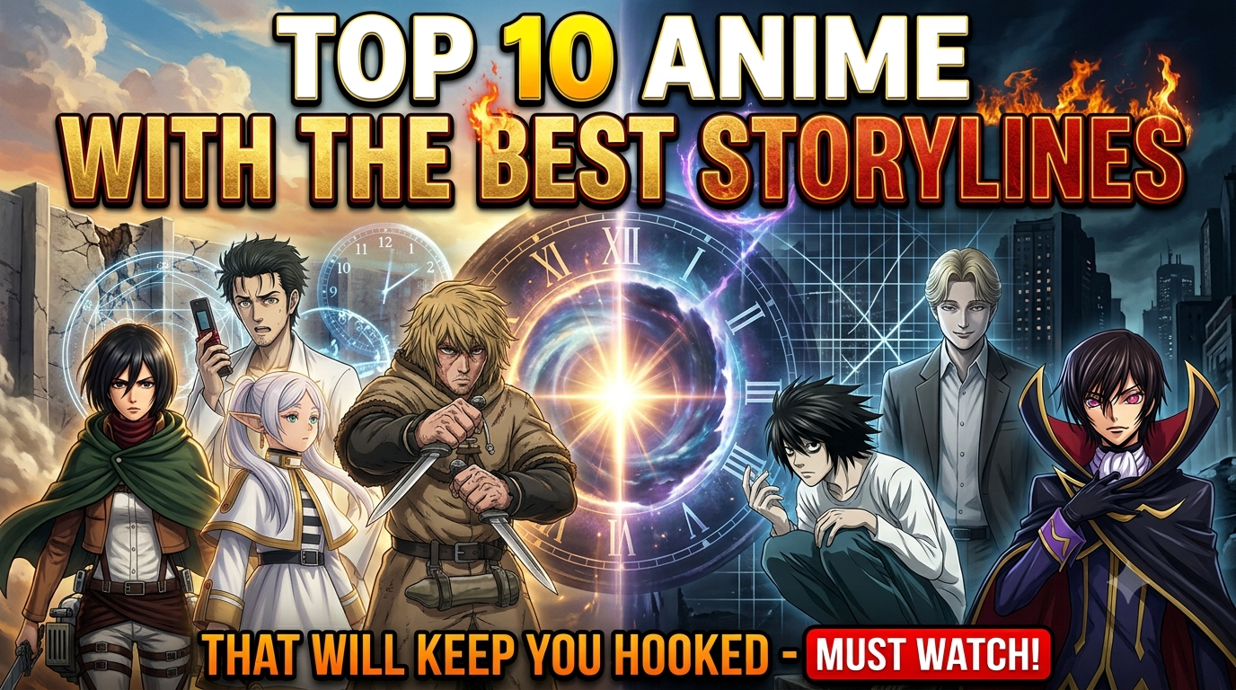 Top 10 Anime with the Best Storylines That Will Keep You Hooked