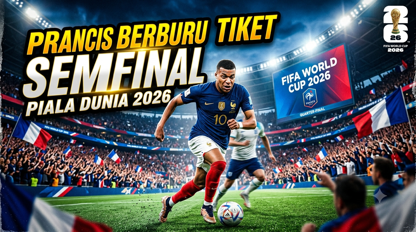 Prancis Berburu Tiket Semifinal Piala Dunia 2026