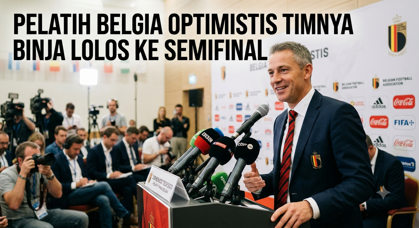 Pelatih Belgia Optimistis Timnya Bisa Lolos ke Semifinal