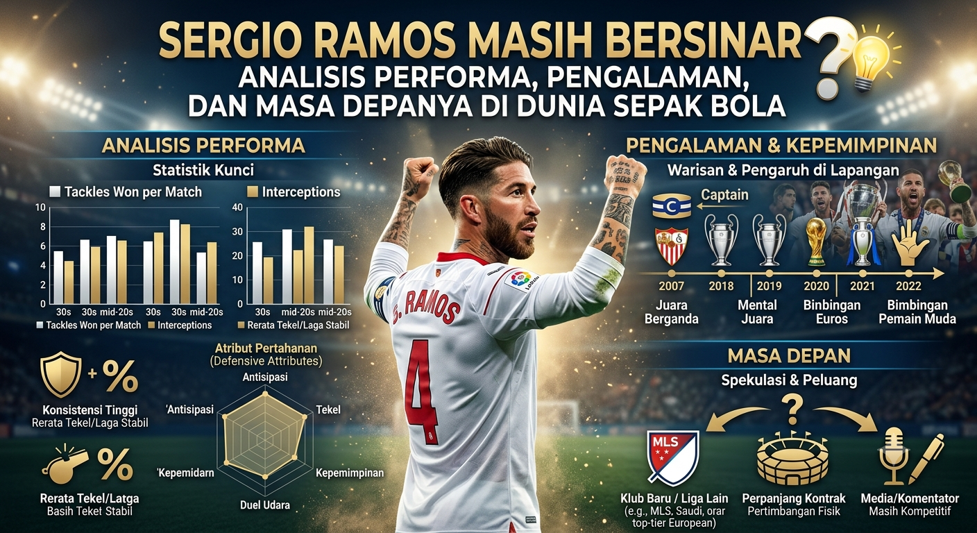 Sergio Ramos Masih Bersinar? Analisis Performa, Pengalaman, dan Masa Depannya di Dunia Sepak BolaSergio Ramos Masih Bersinar? Analisis Performa, Pengalaman, dan Masa Depannya di Dunia Sepak Bola