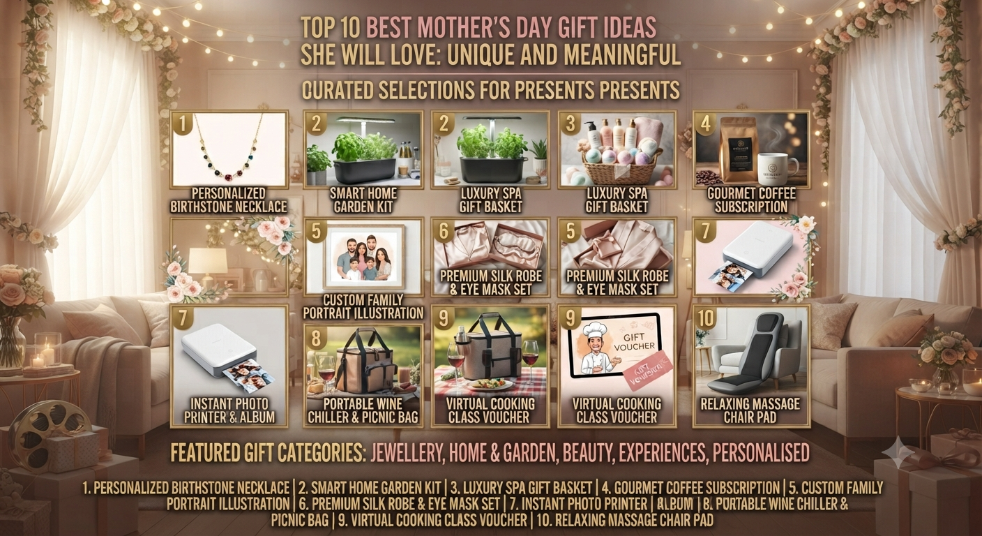 Top 10 Best Mother’s Day Gift Ideas She Will Love: Unique and Meaningful Presents