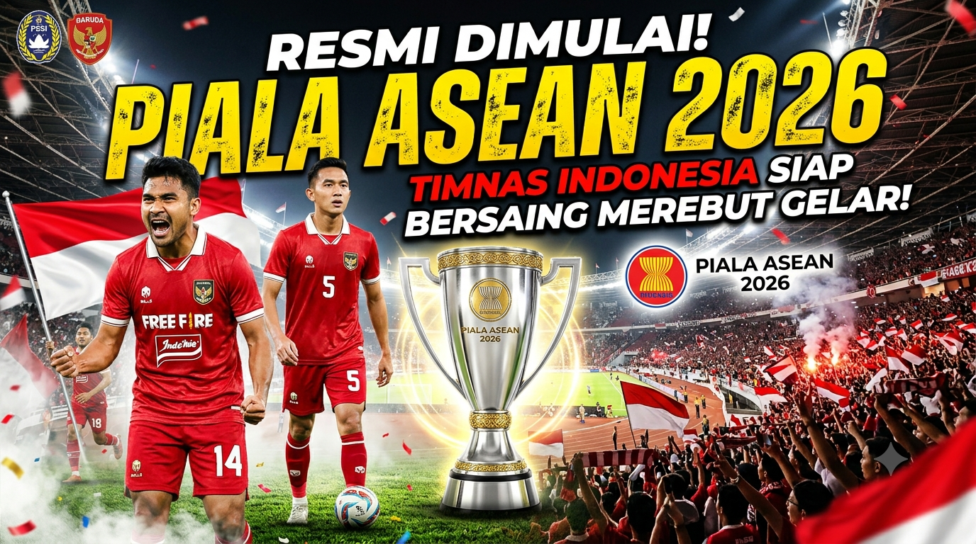 Piala ASEAN 2026 Resmi Dimulai, Timnas Indonesia Siap Bersaing Merebut Gelar