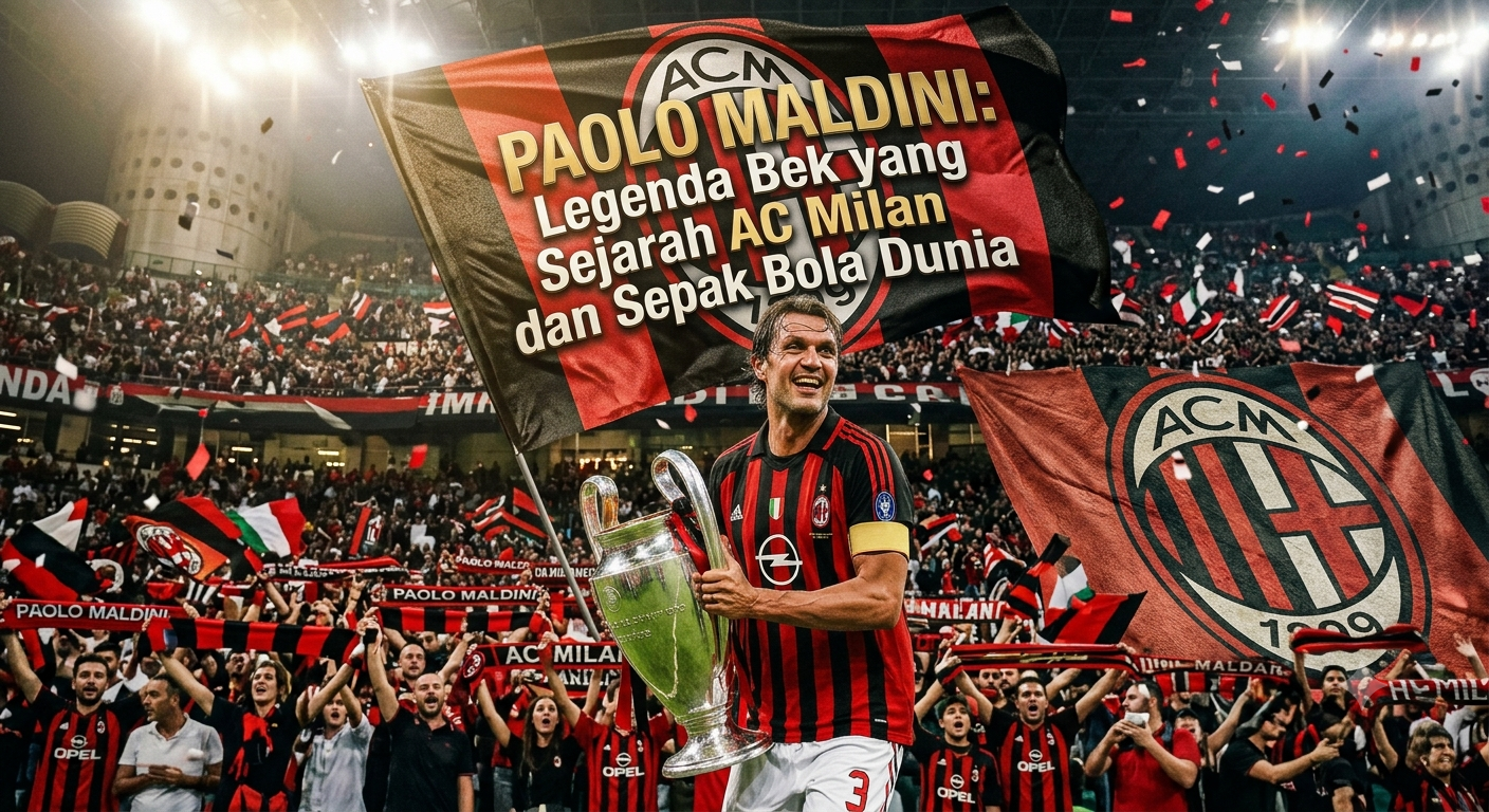 Paolo Maldini: Legenda Bek yang Mengubah Sejarah AC Milan dan Sepak Bola Dunia