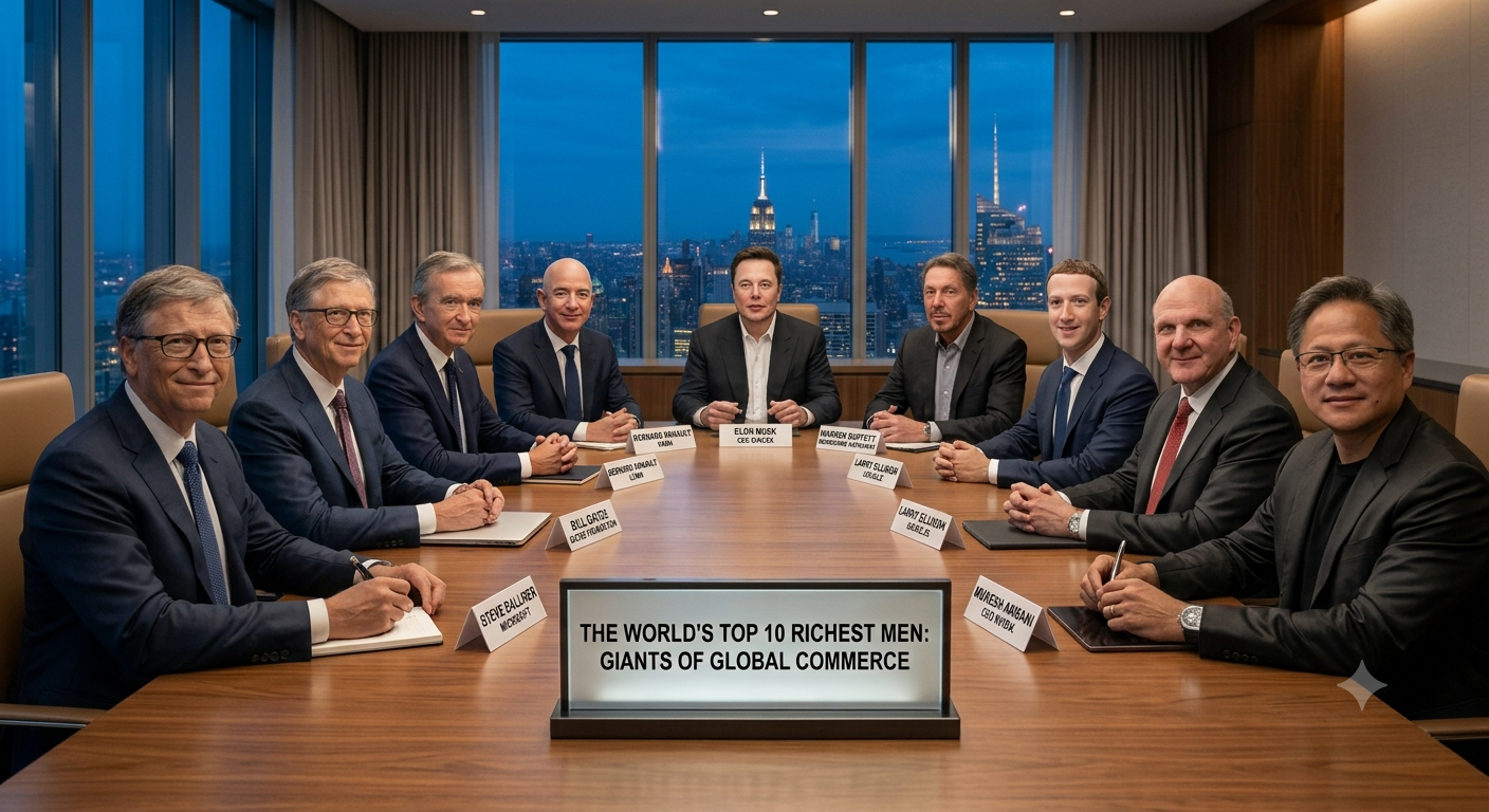 How the Top 10 Richest Men Made Their Billions (And What You Can Learn)