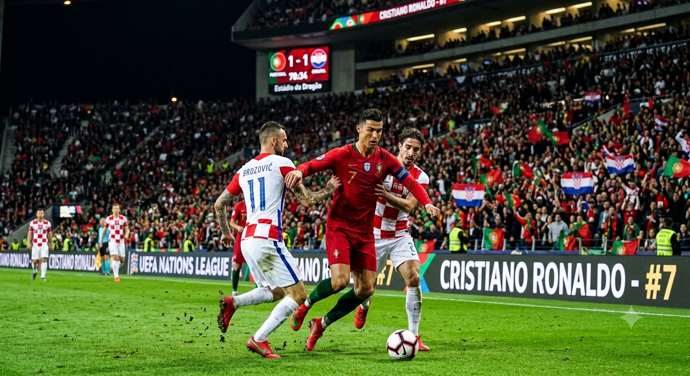 Portugal vs Croatia: Cristiano Ronaldo Jadi Sorotan, Begini Jalannya Pertandingan Sengit,