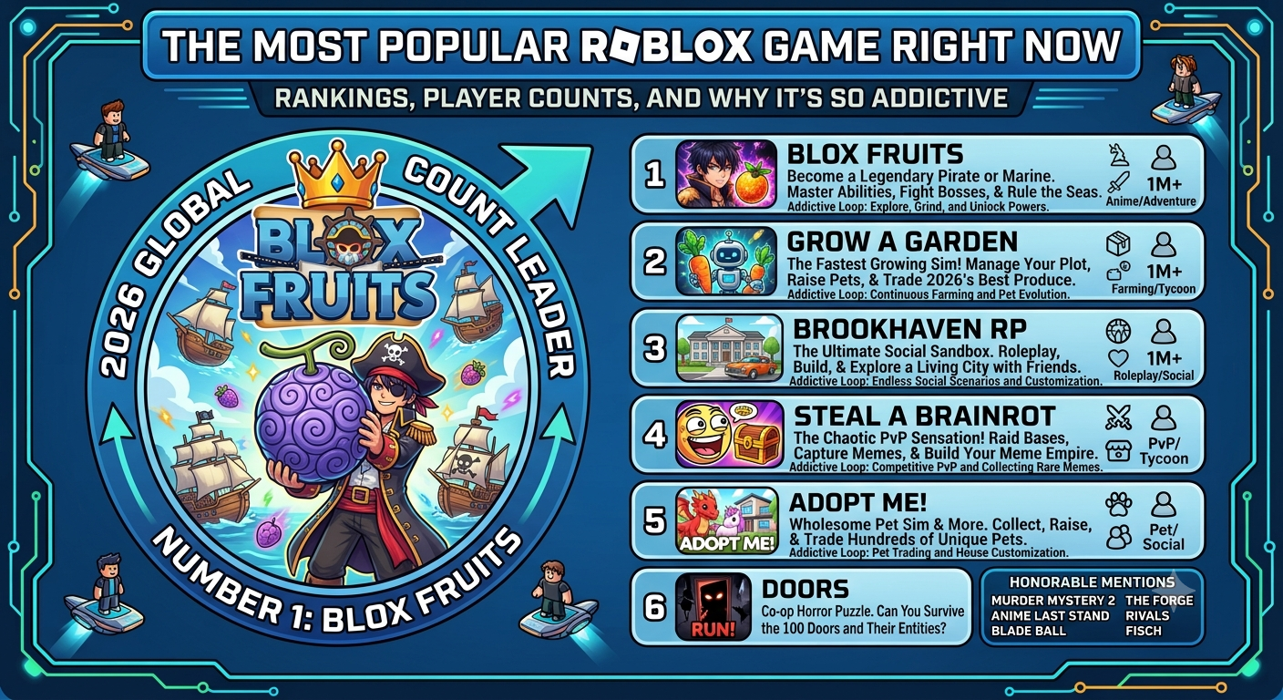 The Most Popular Roblox Game Right Now: Rankings, Player Counts, and Why It's So Addictive