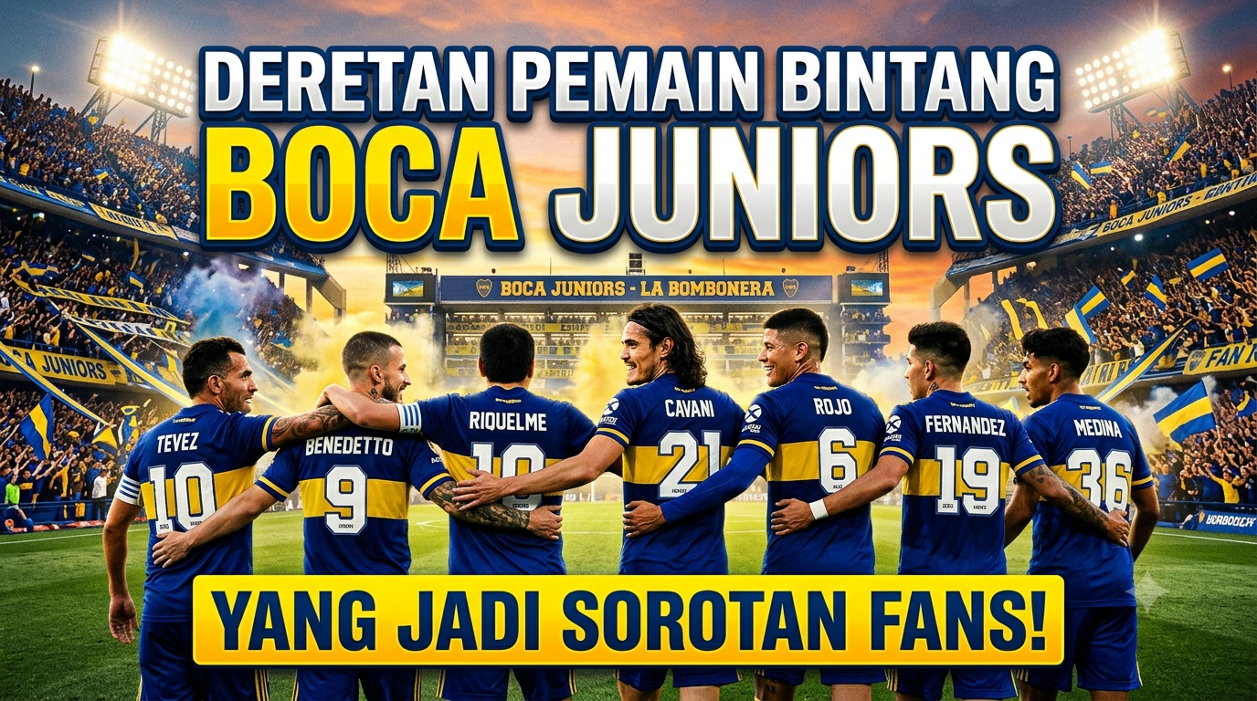 Deretan Pemain Bintang Boca Juniors yang Jadi Sorotan Fans
