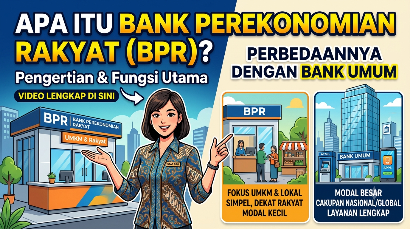 Apa Itu Bank Perekonomian Rakyat (BPR)? Pengertian, Fungsi, dan Perbedaannya dengan Bank Umum