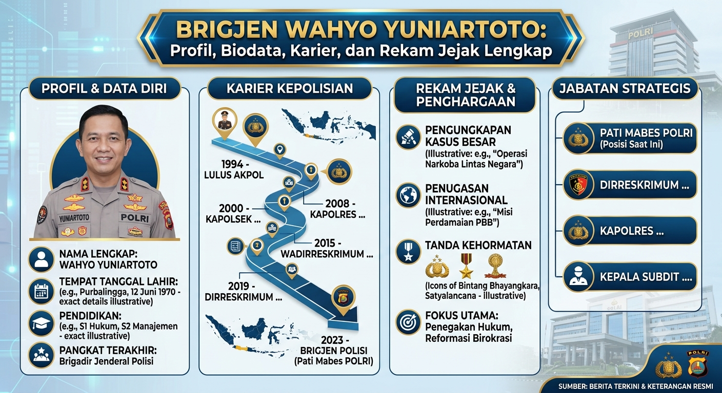 Brigjen Wahyo Yuniartoto: Profil, Biodata, Karier, dan Rekam Jejak Lengkap