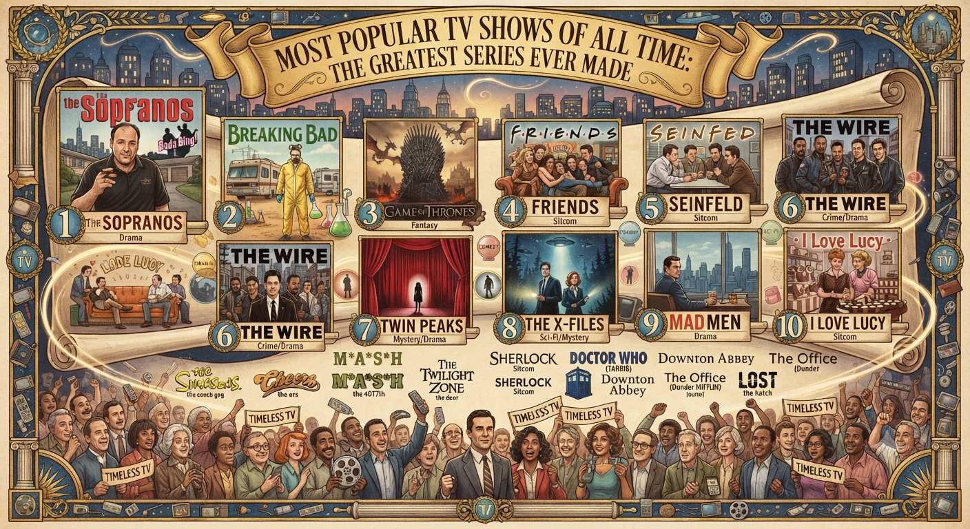Most Popular TV Shows of All Time: The Greatest Series Ever Made