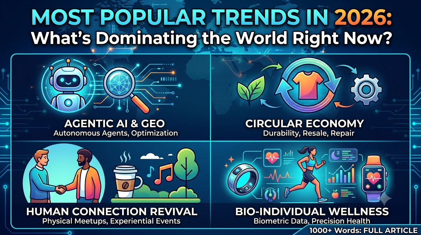 Most Popular Trends in 2026: What's Dominating the World Right Now?