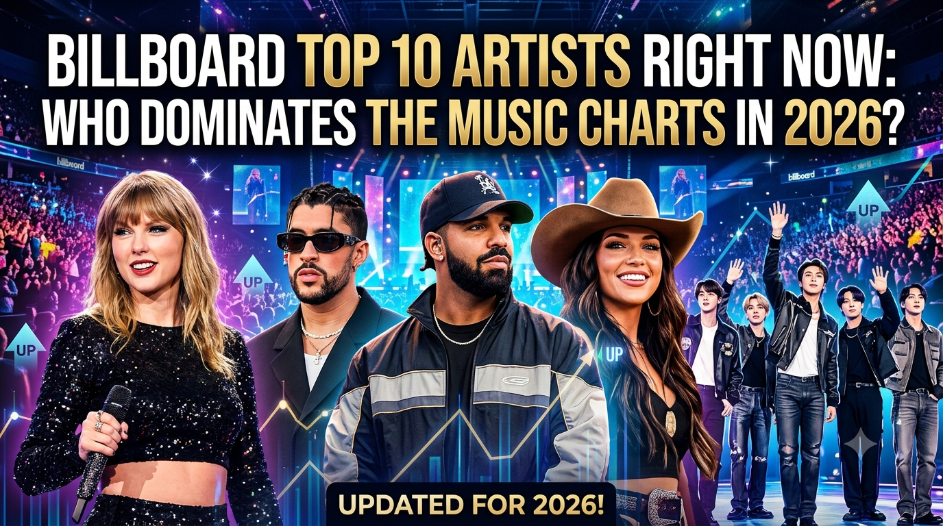 Billboard Top 10 Artists Right Now: Who Dominates the Music Charts in 2026?