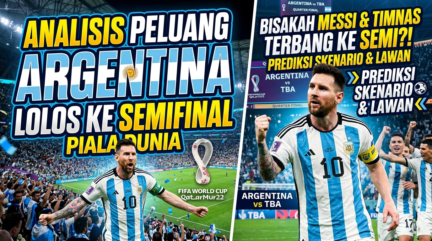 Analisis Peluang Argentina Lolos ke Semifinal Piala Dunia