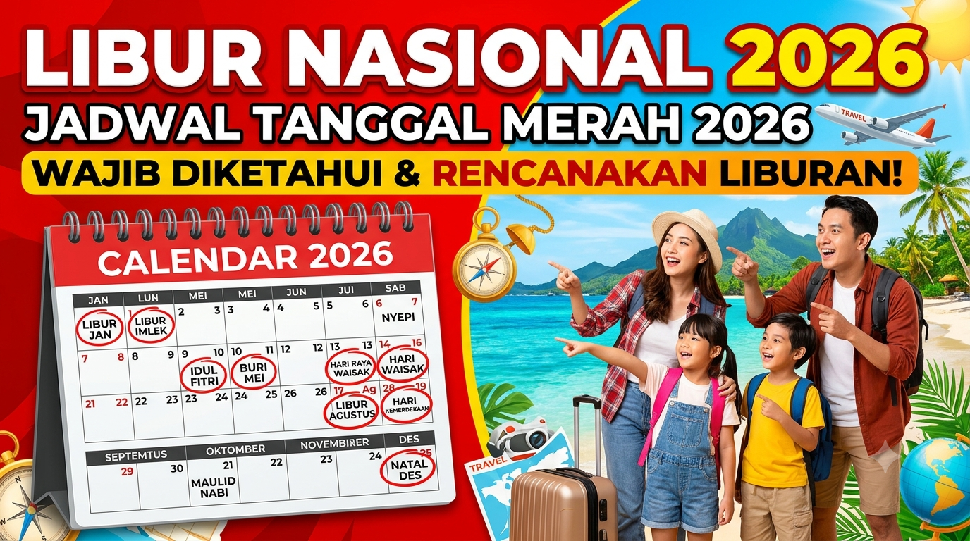 Libur Nasional 2026: Jadwal Tanggal Merah yang Wajib Diketahui untuk Merencanakan Liburan