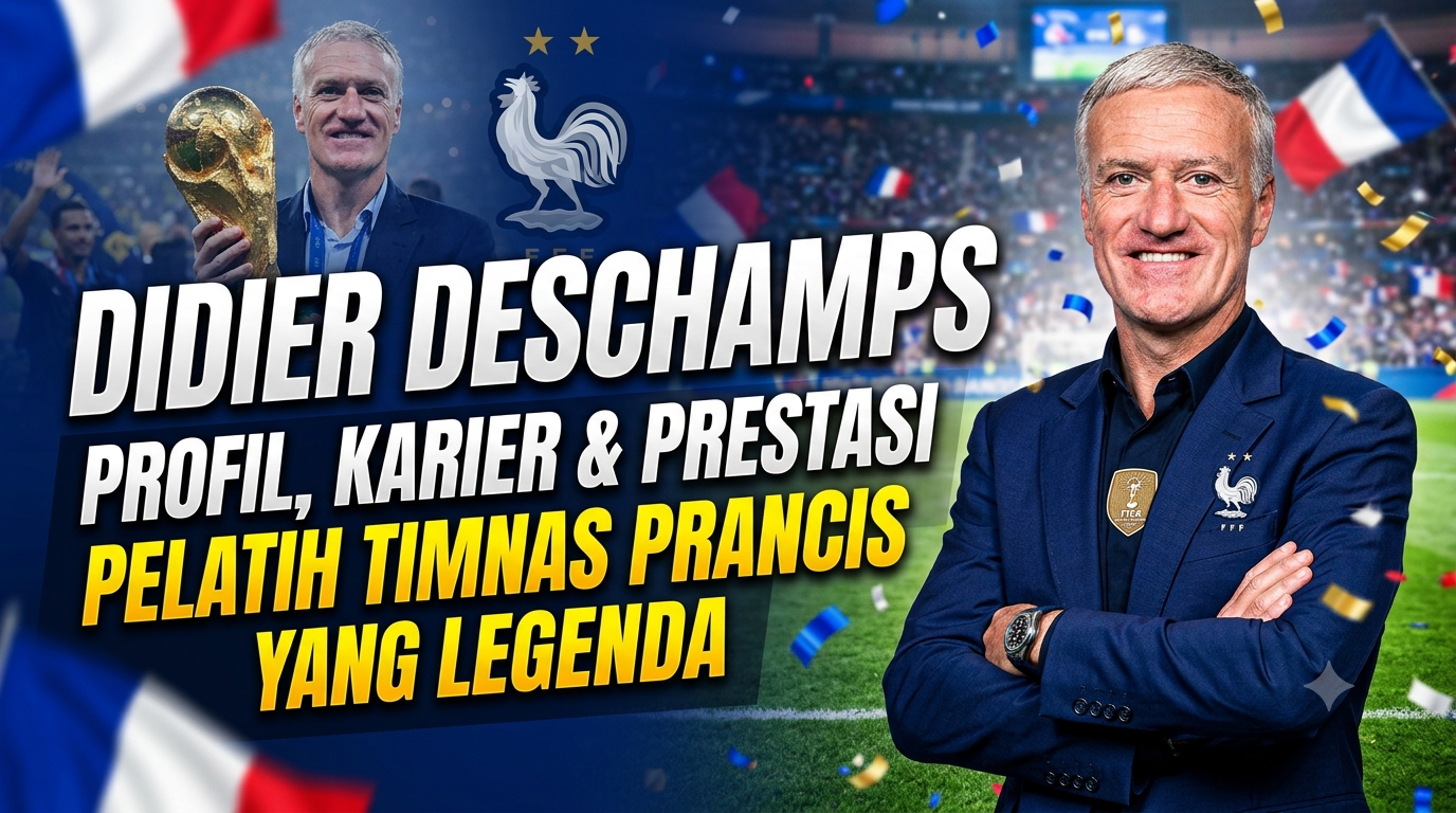 Didier Deschamps: Profil, Karier, dan Prestasi Pelatih Timnas Prancis yang Legendaris