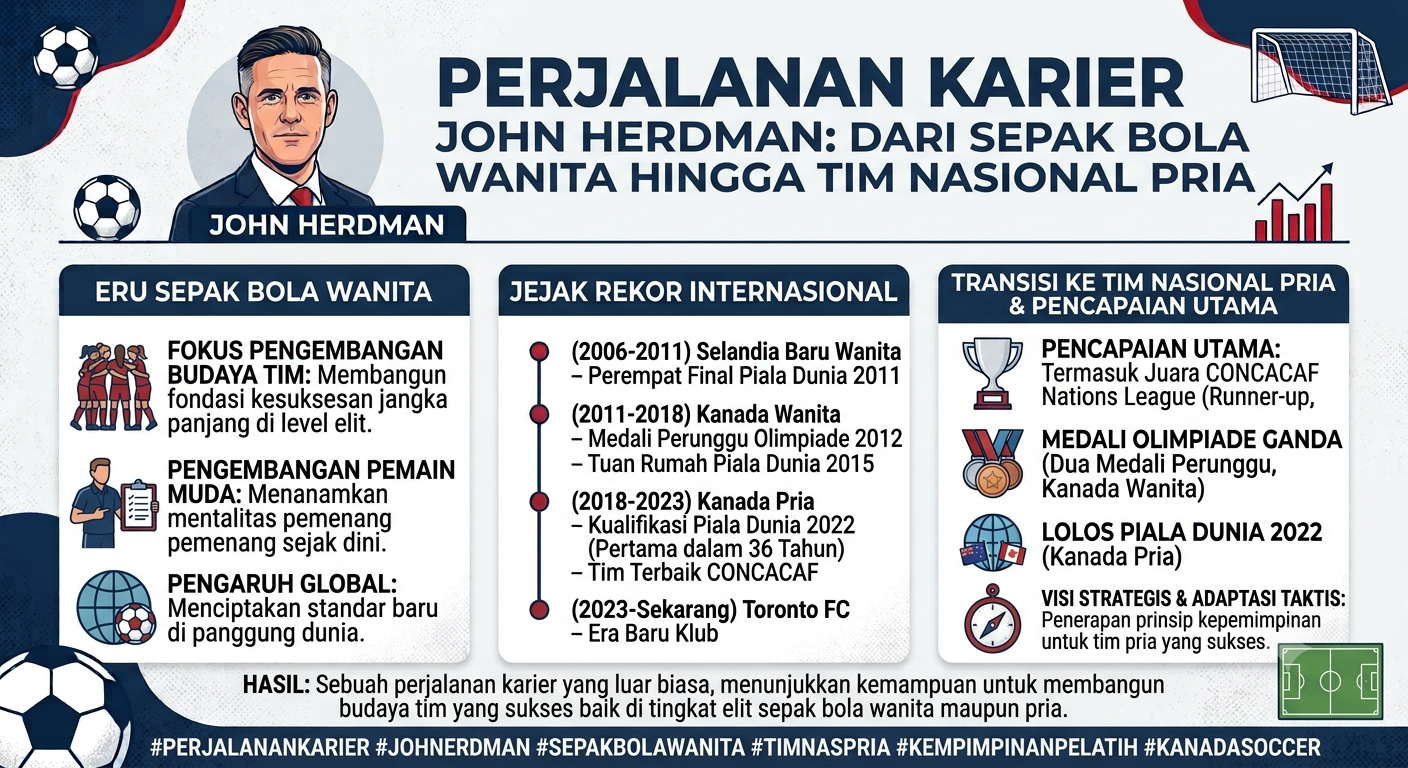 Perjalanan Karier John Herdman: Dari Sepak Bola Wanita hingga Tim Nasional Pria