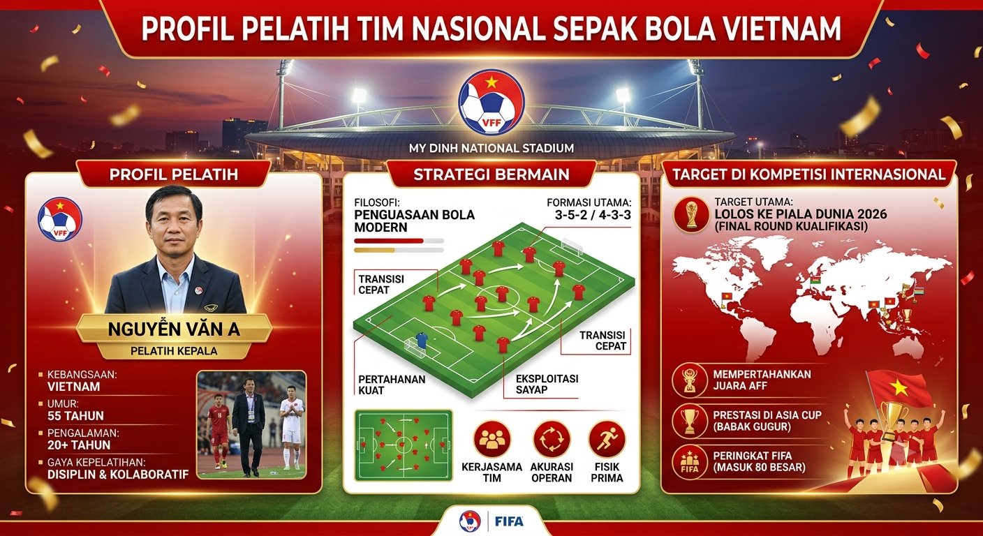 Daftar Pemain Tim Nasional Sepak Bola Vietnam 2026: Skuad Lengkap, Posisi, dan Statistik Terbaru