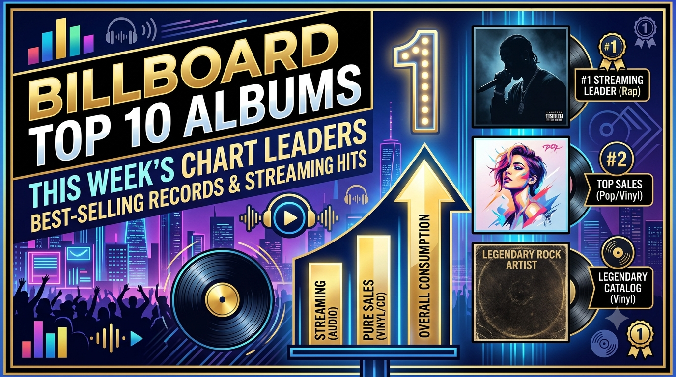 Billboard Top 10 Albums of the Week: Best-Selling Records and Streaming Leaders