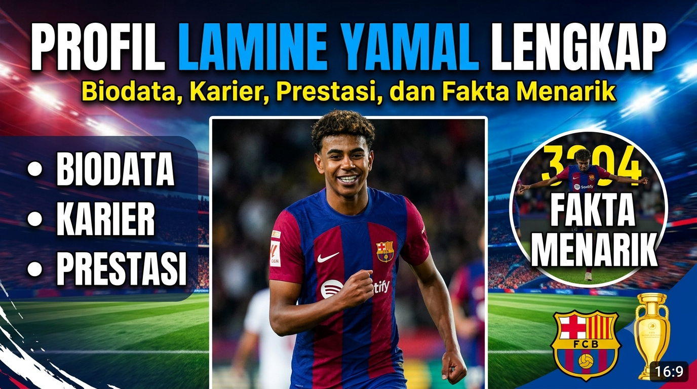 Profil Lamine Yamal Lengkap: Biodata, Karier, Prestasi, dan Fakta Menarik Bintang Barcelona