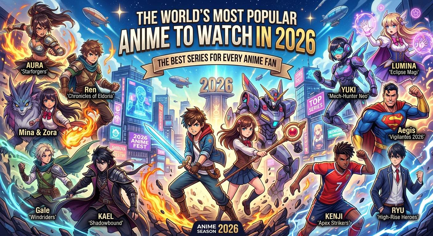 Most Popular Anime to Watch in 2026: The Best Series for Every Anime Fan