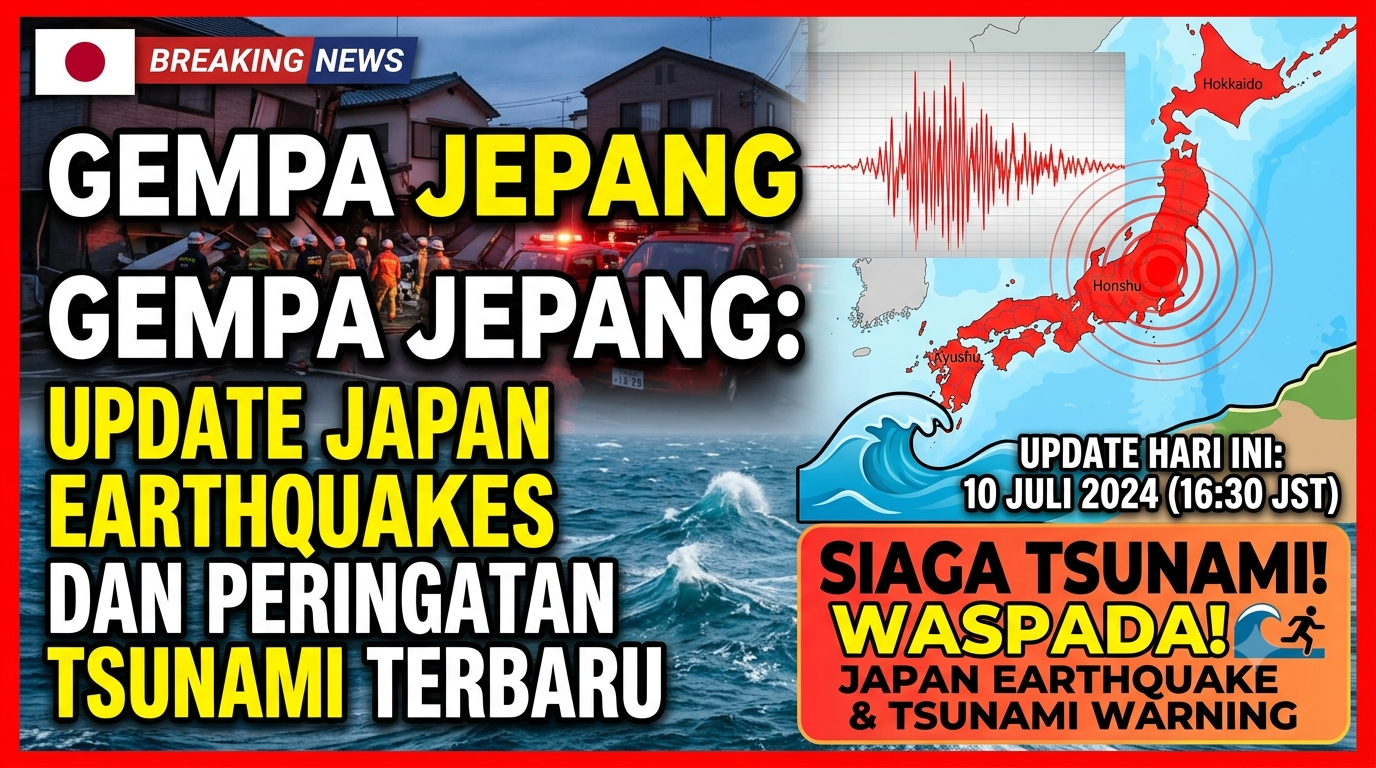 Gempa Jepang Hari Ini: Update Japan Earthquakes dan Peringatan Tsunami Terbaru