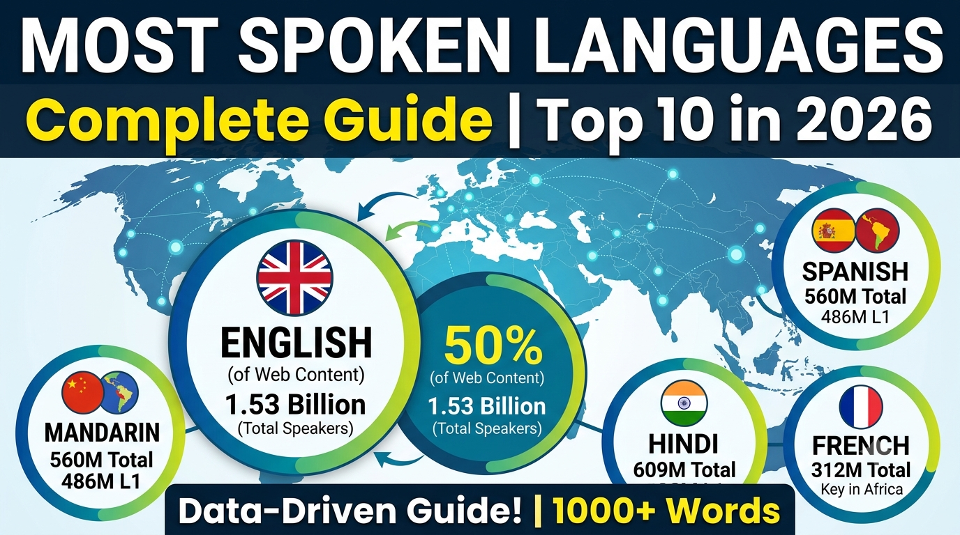 Most Spoken Languages in the World: Complete Guide to the World's Most Popular Languages in 2026