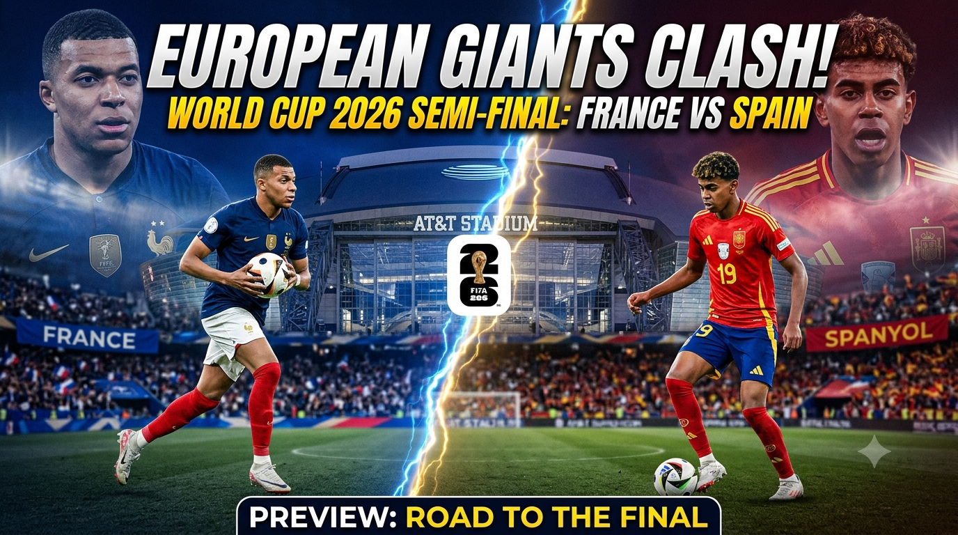 Preview Semifinal Piala Dunia 2026: Prancis vs Spanyol, Pertarungan Dua Raksasa Eropa Menuju Final