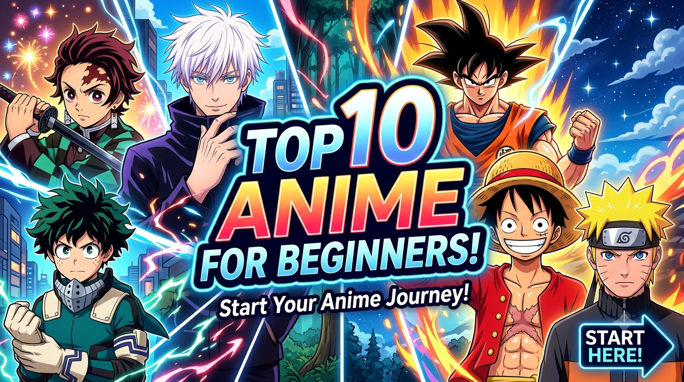 Top 10 Anime for Beginners: The Perfect Series to Start Your Anime Journey