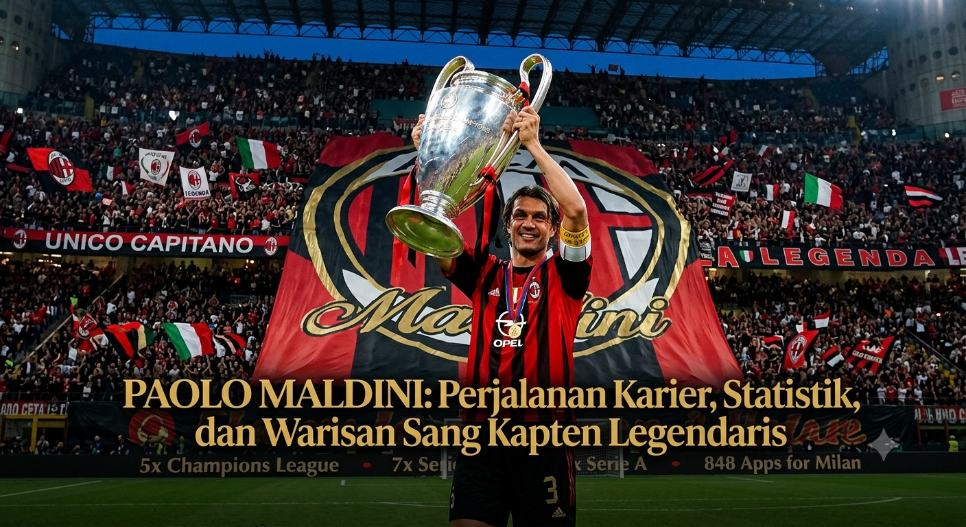 Paolo Maldini: Perjalanan Karier, Statistik, dan Warisan Sang Kapten Legendaris