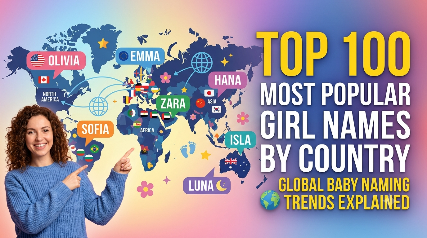 Top 100 Most Popular Girl Names by Country: Global Baby Naming Trends Explained