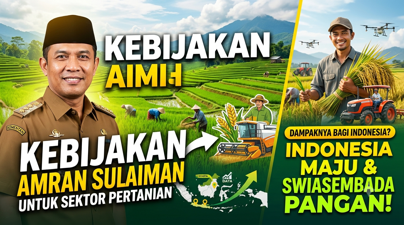 Kebijakan Amran Sulaiman untuk Sektor Pertanian, Apa Dampaknya bagi Indonesia?
