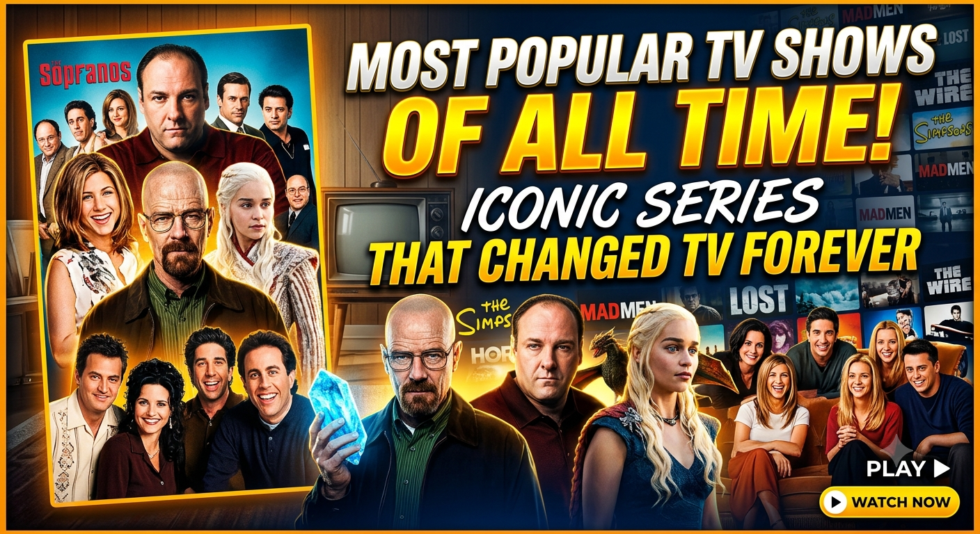 Most Popular TV Shows of All Time: Iconic Series That Changed Television Forever