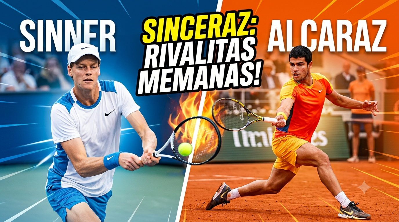 Jannik Sinner vs Carlos Alcaraz: Rivalitas Terbesar Tenis Modern yang Semakin Memanas