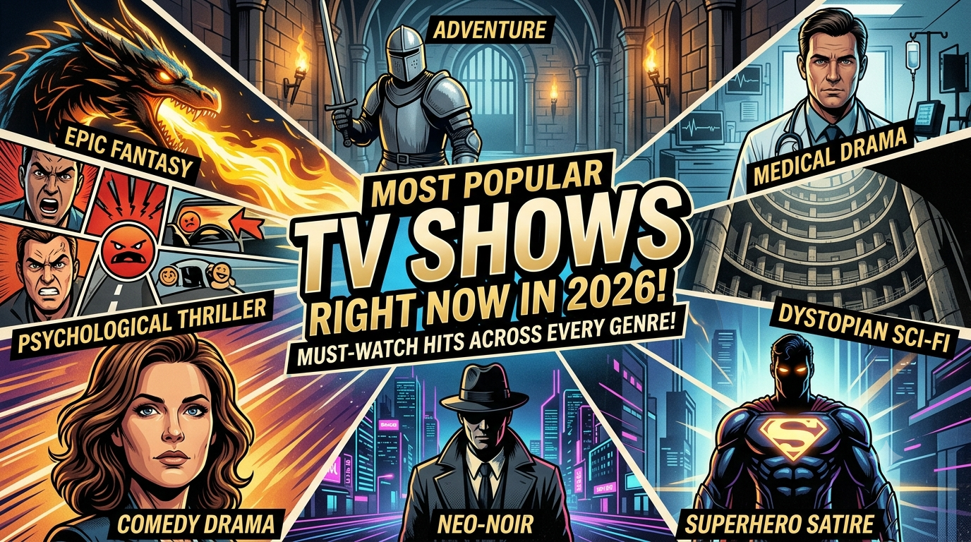 Most Popular TV Shows Right Now in 2026: Must-Watch Hits Across Every Genre