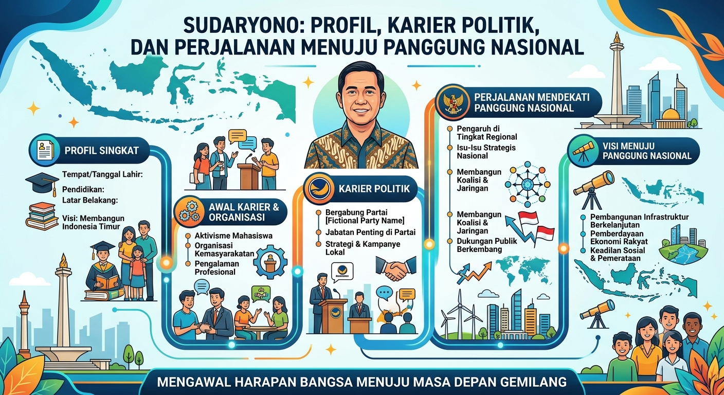Sudaryono: Profil, Karier Politik, dan Perjalanan Menuju Panggung Nasional