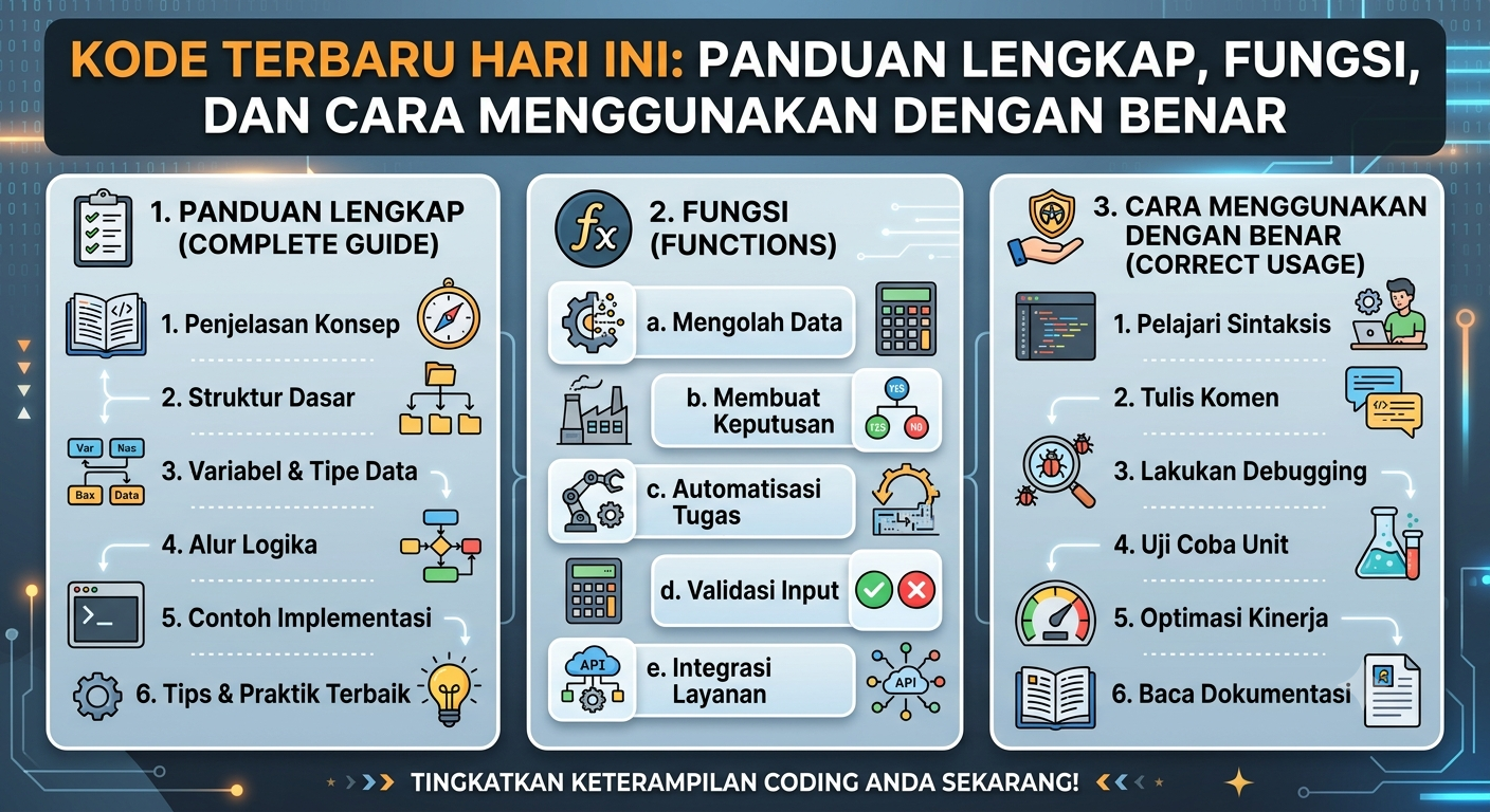 Kode Terbaru Hari Ini: Panduan Lengkap, Fungsi, dan Cara Menggunakan dengan Benar